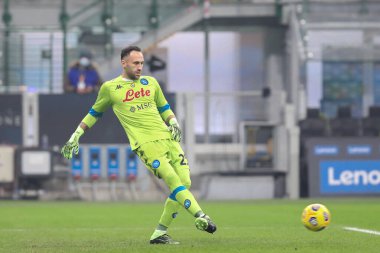 İtalya, Milan, 16 Aralık 2020: David Ospina (Napoli kalecisi) FC INTER - NAPOLI, Serie A 2020-2021 Gün 12, San Siro Stadyumu