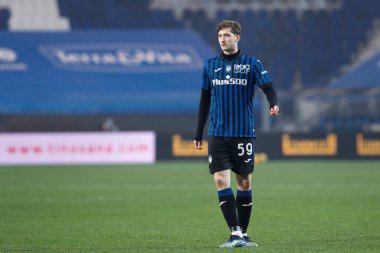 İtalya, Bergamo, 6 Şubat 2021: Aleksey Miranchuk (Atalanta orta saha oyuncusu) ikinci yarıda ATALANTA-TORINO, Serie A 2020 / 2021, Gewiss Stadyumu,