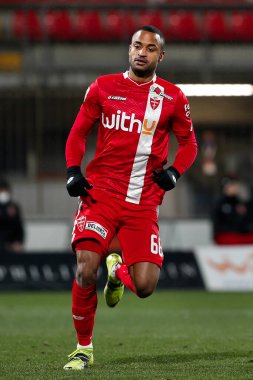 İtalya, Monza, 12 Şubat 2021: Davide Diaw (Monza forvet) futbol maçının ikinci yarısında AC MONZA - PISA, Serie B 2020-2021 Day23 _ U-Power Stadyumu