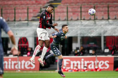 İtalya, Milan, Mayıs 12021: Rafael Leao (Milano forvet) futbol maçının ilk yarısında AC MILAN - BENEVENENTO, Serie A 2020-2021 Day34, San Siro Stadyumu
