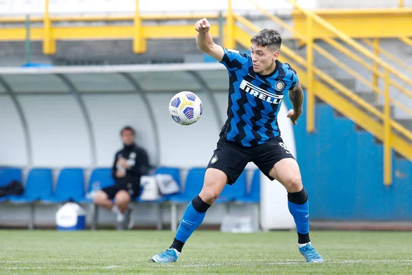 Italie Milan Mai 2021 Martin Satriano Inter Striker Marque Célèbre — Photo