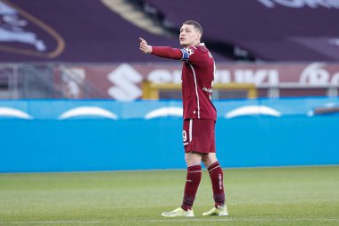 İtalya, Torin, 18 Nisan 2021: Andrea Belotti (Torino forvet) ikinci yarıda TORINO-AS ROMA, Serie A 2020-2021 Olimpico Stadyumu maçında serbest atışa hazır
