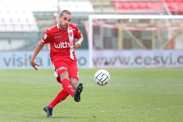 Itália Monza Maio 2021 Bellusci Giuseppe Defensor Monza Tiro Cruzado — Fotografia de Stock