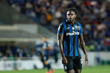 İtalya, Bergamo, 21 Eylül 2021: Duvan Zapata (Atalanta forvet) ATALANTA - SASSUOLO, Serie A 2021-2022 Gün 5, Gewiss Stadyumu,