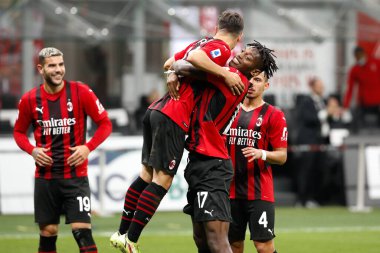 İtalya, Milan, 22 Eylül 2021: Brahim Diaz (Milan orta saha oyuncusu) gol attı ve AC MILAN-VENEZIA, Serie A 2021-2022 gün 5, San Siro Stadyumu 'nda 68' de 1-0 'lık gol attı.