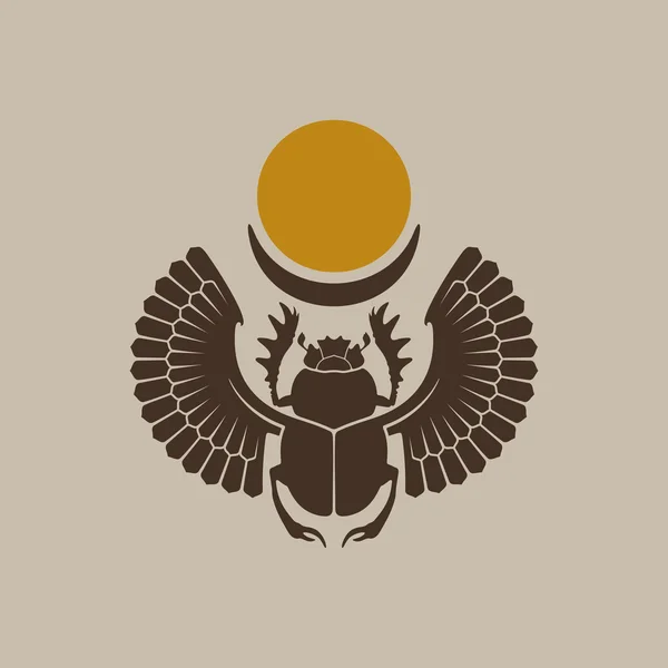 Mısır Scarab / vektör çizim