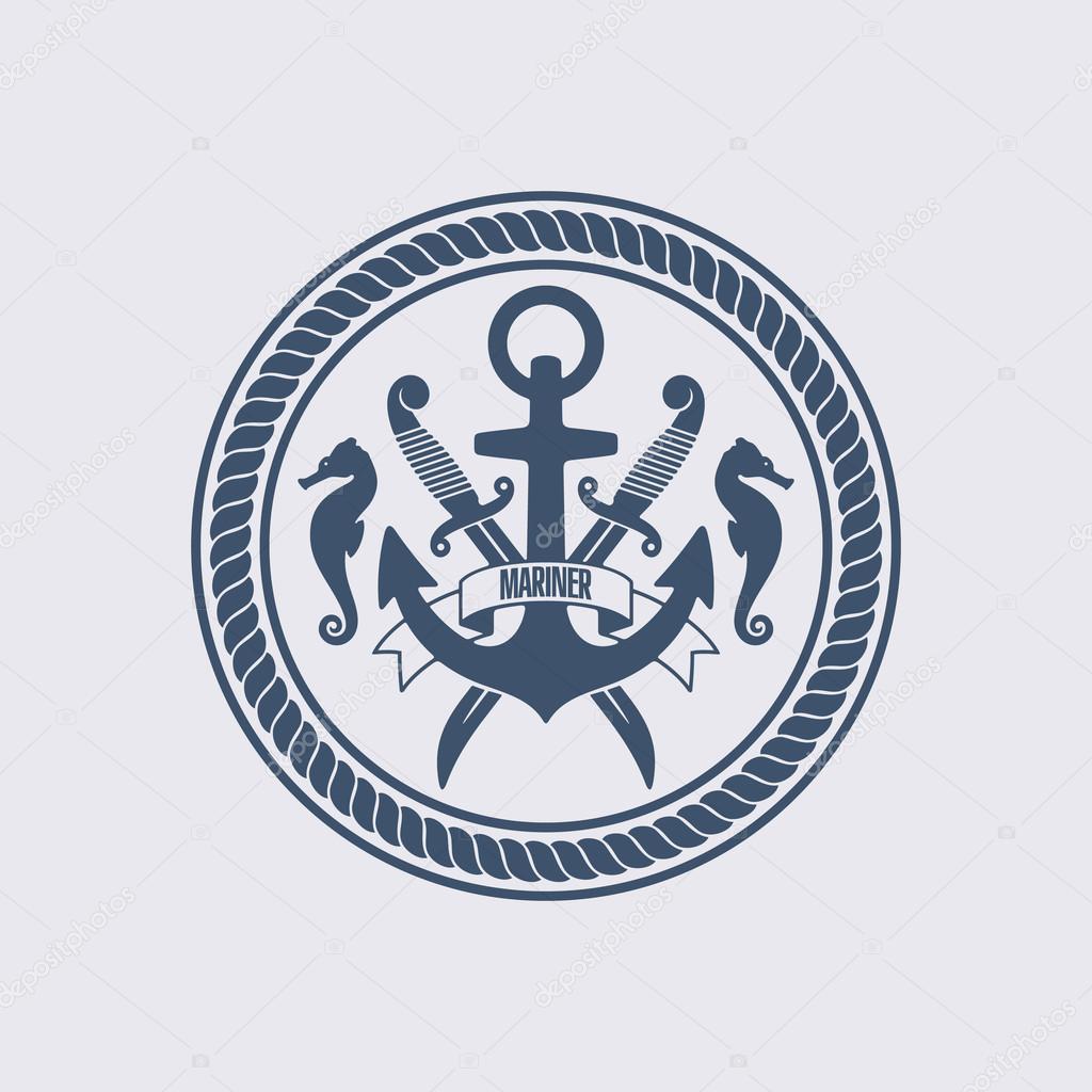 Maritime Symbol Vector illustration