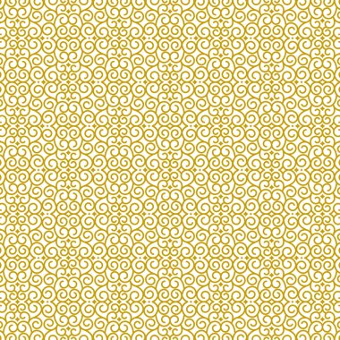 Geleneksel doğu motifinde kusursuz bir arka plan. Geometrik çiçekli sanat süsü, altın, beyaz. Selamlama, doğum günü, kart, düğün, menü, yatak üzerine baskı için tasarım şablonu