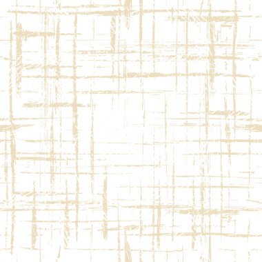 Düzensiz, pürüzsüz, pürüzlü, pürüzlü, enine boyuna çizgiler, beyaz arkaplanda fildişi lekeler. Tekstil basımı için zarif pastel renk, modern tarzda kağıt