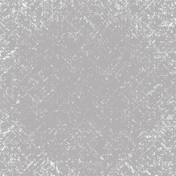 Vector Textured Square Scratched Gray White Grunge Abstract Background Imitation — Stock Vector