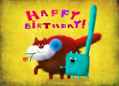 Mavi ve kırmızı kabarık kedi çiçek Bakımı