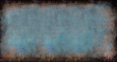 Gri mavi arka plan siyah çerçeve ile boyalı