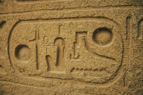 ファラオの象形文字の詳細 — ストック写真