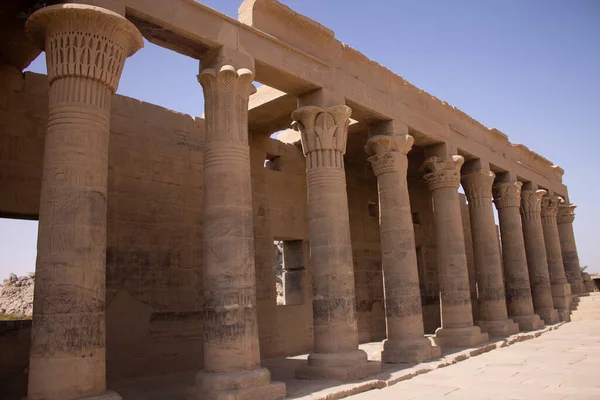 Columnas Del Templo Egipto —  Fotos de Stock