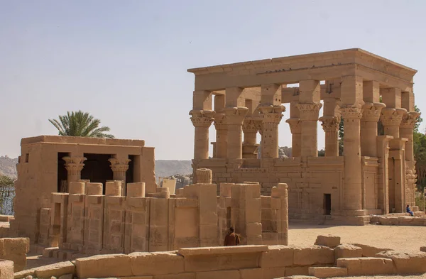 Gyönyörű Templom Romokban Egyiptomban — Stock Fotó