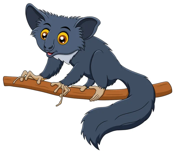 かわいいアイマダガスカル動物の漫画のベクトルのイラスト — ストックベクタ