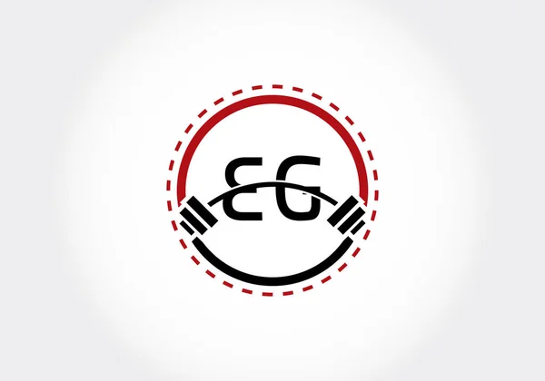 Αρχικό Αλφάβητο Καμπάνα Σχεδίαση Λογότυπου Ανύσματος Σύγχρονο Vector Logo Για — Διανυσματικό Αρχείο
