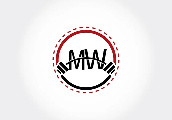 Alfabeto Letra Inicial Com Barra Design Logotipo Vetor Elevação Logotipo — Vetor de Stock