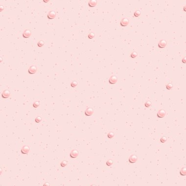 Pembe arka planda güzel incileri olan kusursuz bir desen. Okyanus arkaplanı.