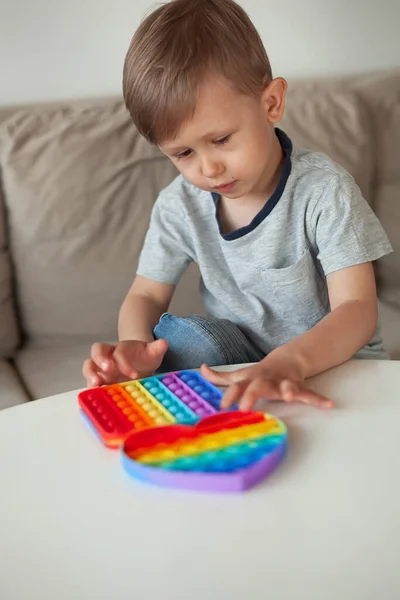 Pop Toy Fidget Child Playing Antistress Toy — Stock Photo, Image