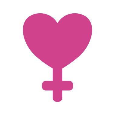 ikon sevgililer günü düz sanat tarzı pembe