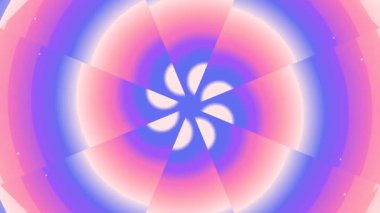 soyut renkli mandala tasarım görünümü