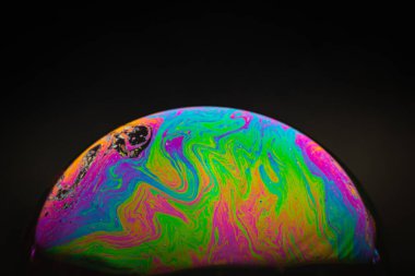 Sabun köpüğü renkli fotoğraf