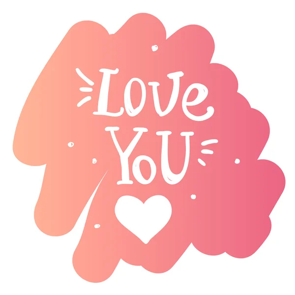 I Love You el çizmek. 