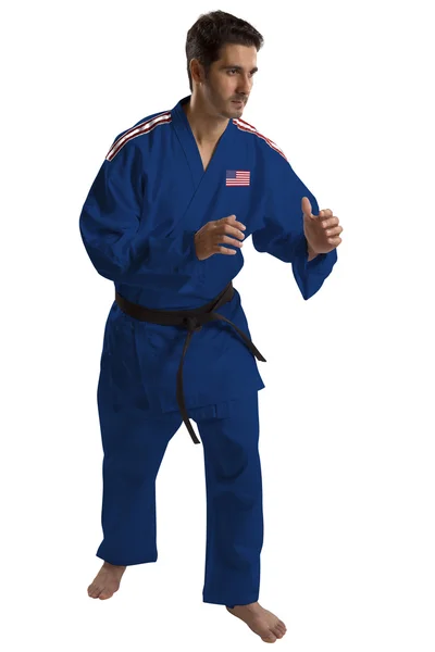 Amerikanska judo kämpe — Stockfoto