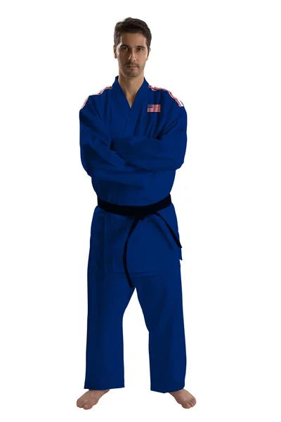 Luchador de judo americano — Foto de Stock