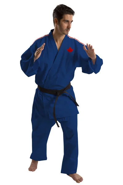 Judo canadiense luchador — Foto de Stock