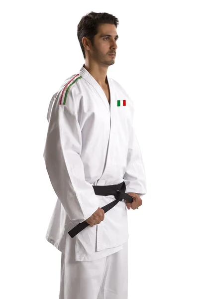 Combattente judo italiano — Foto Stock