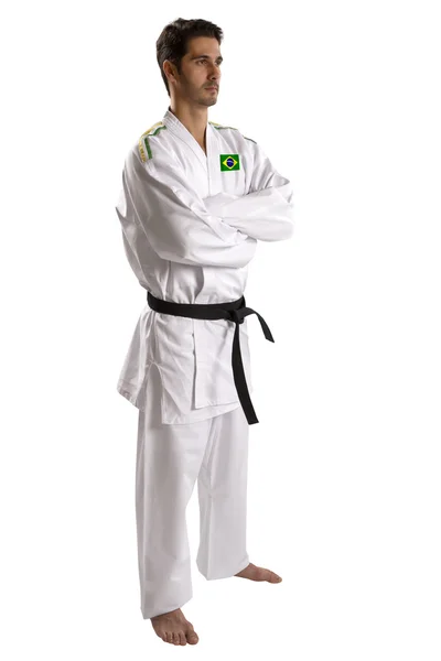 Judo kämpe från brasilianska land. — Stockfoto