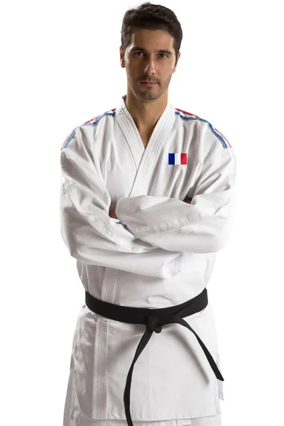 Französischer Judokämpfer — Stockfoto