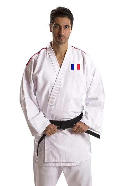 Luchador judo francés — Foto de Stock