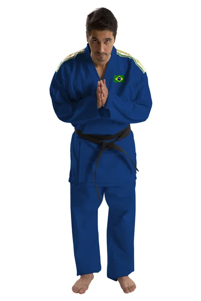 Judo kämpe från brasilianska land. — Stockfoto