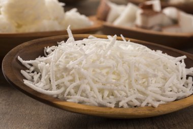 Perulu cocadas, bir geleneksel Hindistan cevizi tatlı genellikle satılan 