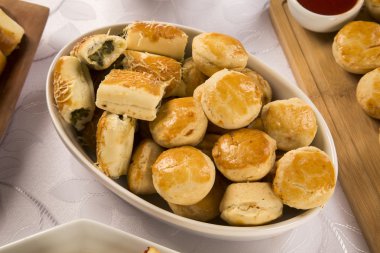 Karışık Brezilyalı snack.