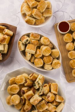 Karışık Brezilyalı snack.