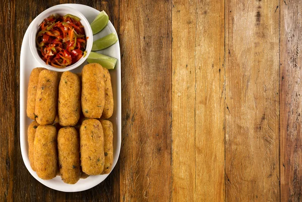 Buñuelos de bacalao . —  Fotos de Stock