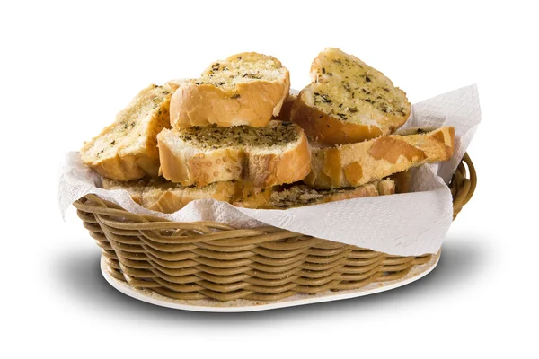 Bread basket delicious. — Stock Photo, Image