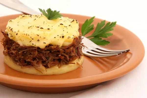 Víkendház pite, Pásztor pite, angol konyha — Stock Fotó