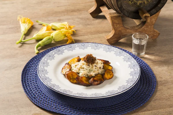 Risotto con plátano — Foto de Stock