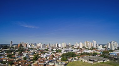 Aracatuba şehir Sao Paulo devlet Brazi olarak havadan görünümü