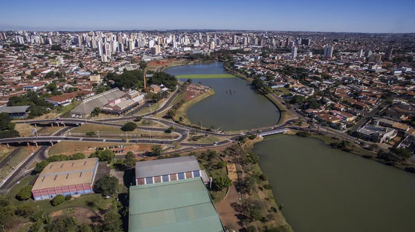 Flygfoto av den staden av Sao José Rio Preto i Sao Paulo — Stockfoto