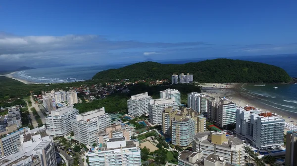 Letecký pohled na pláž Riviera de São Lourenço (Riviera beach - St. — Stock fotografie