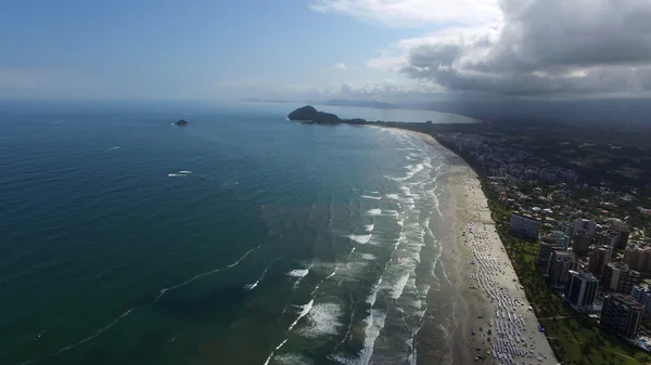 Vista aérea Riviera de Sao Lourenco praia (Riviera 's praia - St . — Fotografia de Stock