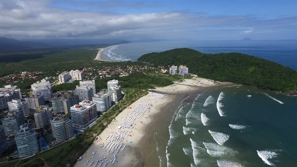 Flygfoto Riviera de Sao Lourenco-stranden (på Riviera beach - St. — Stockfoto