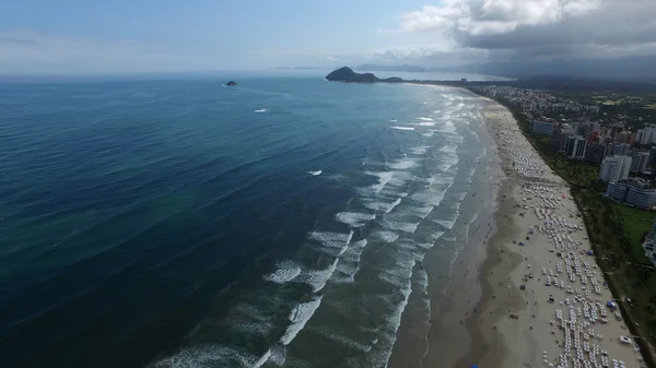 Vista aérea Riviera de Sao Lourenco praia (Riviera 's praia - St . — Fotografia de Stock