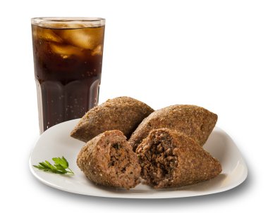 Kibe kızartma kola. Brezilyalı snack.